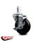 Service Caster 4'' Hard Rubber Wheel Swivel 7/16'' Grip Ring Stem Caster SCC-GR20S414-HRS-716138 - alternate 2